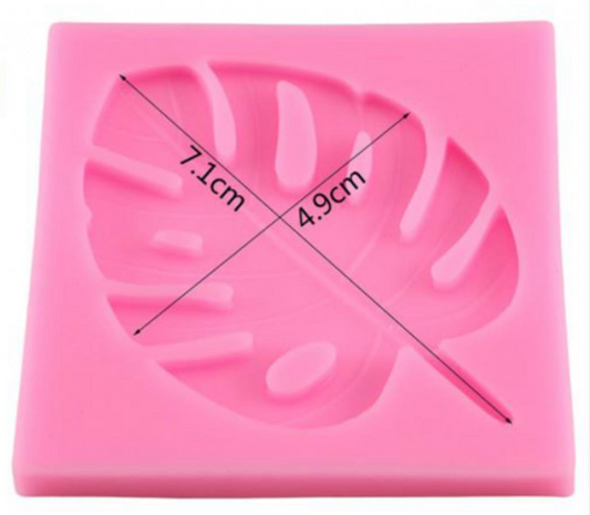 F014MS- Molde Flor- Folha Tropical