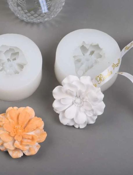 F018MS - Pingente Flores - Molde de Silicone