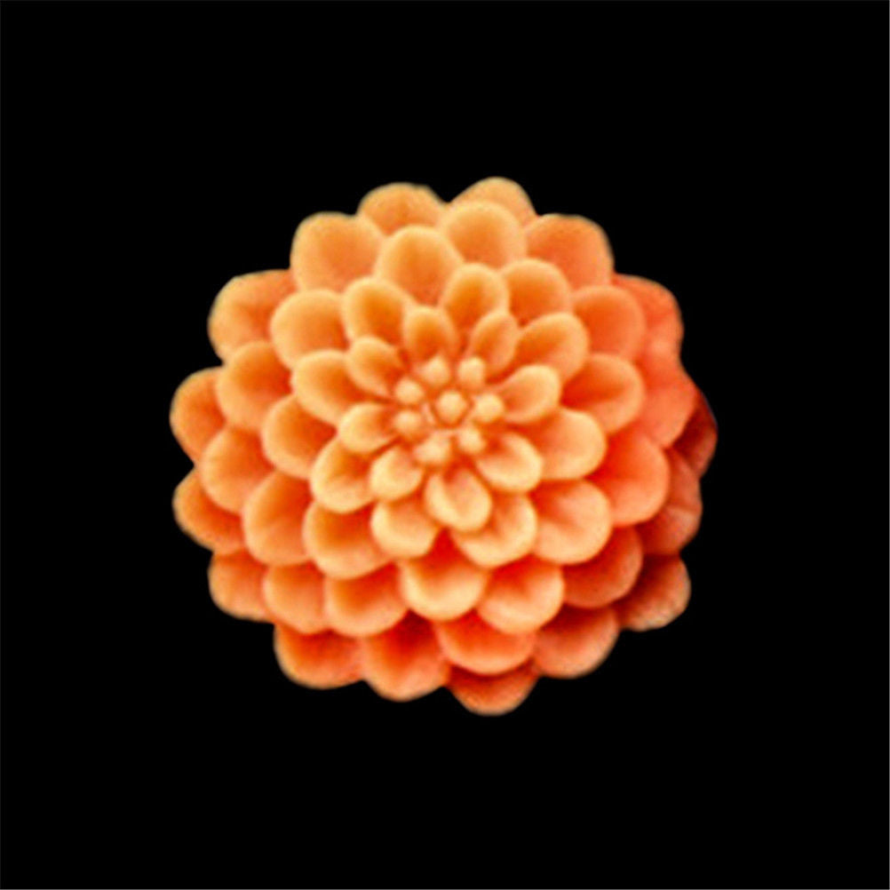 F022MS - 3D Flor do Mar Anêmona Molde de Silicone Aromaterapia, Cera, Gesso
