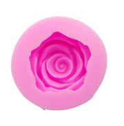 F027MS-  Rosa Flor Molde de Silicone