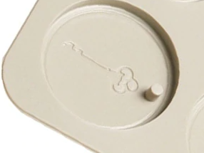 FC013MS -Molde 6 cavidades buracos Chave