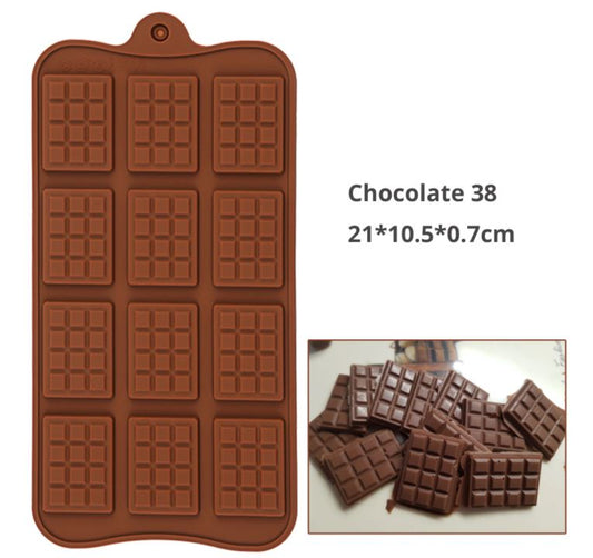 FC027MS - Molde MINI Tablete de chocolate