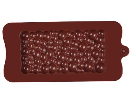 FC023MS - Molde Tablete de chocolate textura esferas