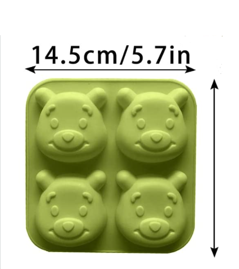 FC033MS -Molde 4 Cavidades Ursinho Pooh, Walt Disney