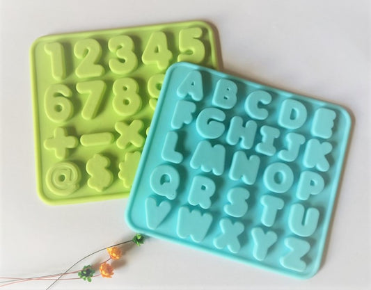 FC117MS -Molde Silicone Mini Alfabeto/ Números e Simbolos