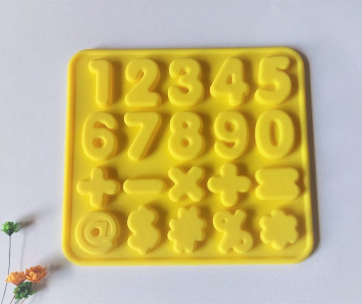 FC117MS -Molde Silicone Mini Alfabeto/ Números e Simbolos