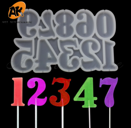 FC118MS- Números Topper molde Epóxi