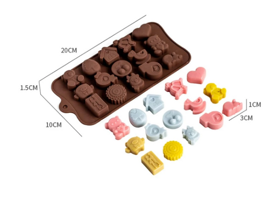 FC031MS -Molde Cavidades desenho animado