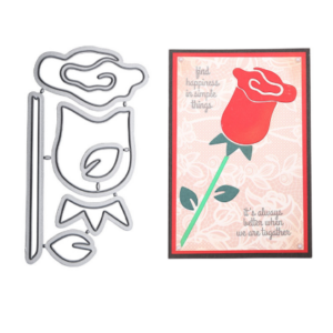 FL039 - Set Flor Rosa - Metal Die Cut