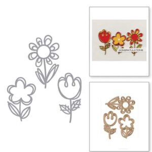 FL065 - Set Flores - Metal Die Cut