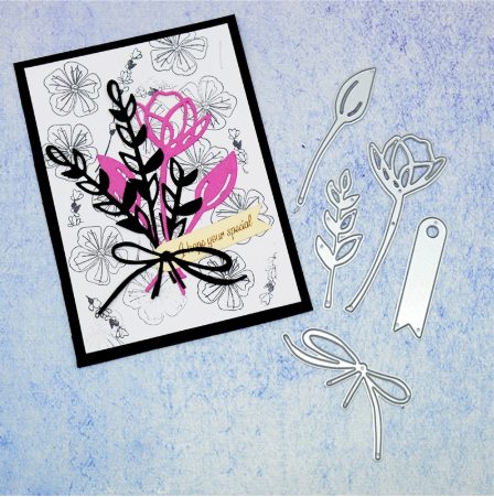 FL068 - Set Flores - Metal Die Cut