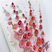 FL076 - Flor Alcea - Metal Die Cut