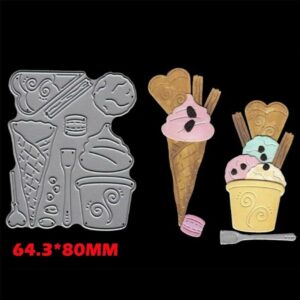 FOOD005 - Set Gelado - Metal Die Cut