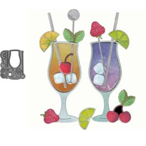 FOOD008 - Copo Cocktail - Metal Die Cut