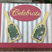 FOOD012 - Garrafa Champanhe - Metal Die Cut