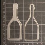 FOOD012 - Garrafa Champanhe - Metal Die Cut