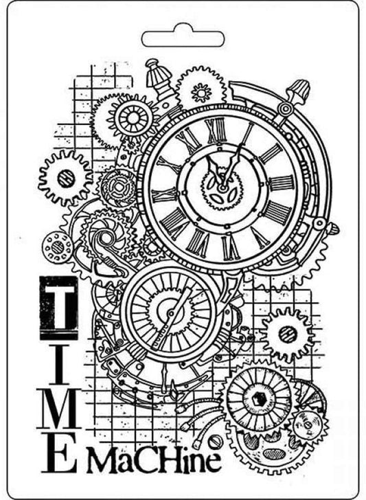 Máquina do Tempo Stamperia Soft Mold A5 (K3PTA513)