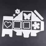 CX110 - Caixa Quadrada + Acessórios - Metal Die Cut