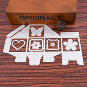 CX110 - Caixa Quadrada + Acessórios - Metal Die Cut