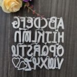 LT004  - Alfabeto Letras Maiúsculas - Metal  Die Cut