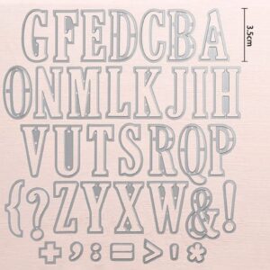 LT005 - Alfabeto Letras Maiúsculas - Metal Die Cut