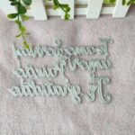 LT015 - Set 6 Pc Palavras - Metal Die Cut