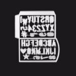 LT017 - Alfabeto Letras Maiúsculas + Números Envelope - Metal Die Cut