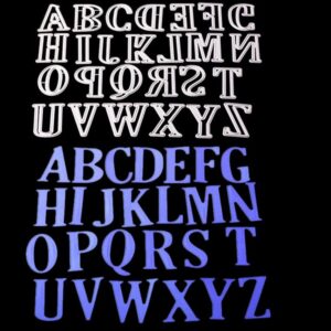 LT032 - Alfabeto Letras Maiúsculas - Metal Die Cut