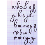LT042 - Alfabeto Letras Minúsculas - Metal  Die Cut