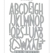LT047 - Alfabeto Letras Maiúsculas - Metal  Die Cut