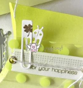 LV023 - Clip Joaninha - Metal Die Cut