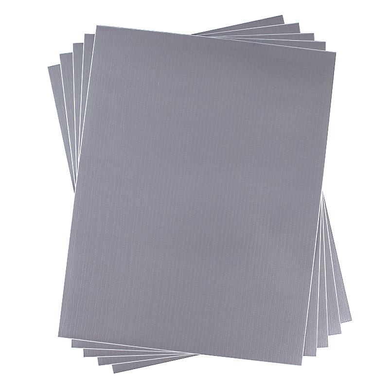 Folhas de fita adesiva (CINZA 5 folhas)- SILHOUETTE Printable Duct Tape Sheets
