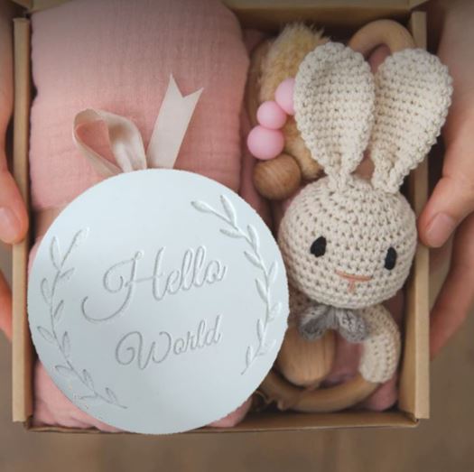 MF002MS - Placa c/ Frase "Hello World "- Molde de Silicone