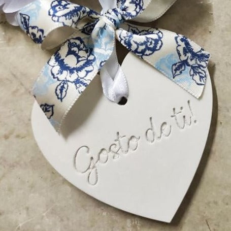 MF039MS - Coração - Gosto de ti ! - Molde