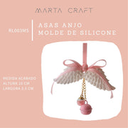 NA003MS - Asas Anjo - Molde de Silicone