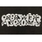 NO001 - Números Parabéns Vela - Metal Die Cut