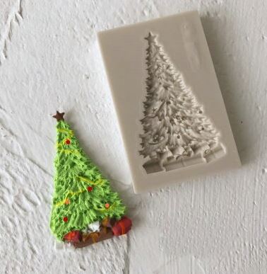 NA042MS - Árvore de Natal - Molde de Silicone