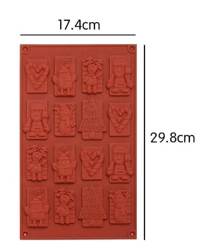 FC032MS - Molde de chocolate de Natal