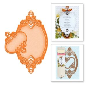 OR025 - Set Ornamento Oval - Metal Die Cut