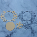 OR049 - Set Ornamentos - Etiquetas - Metal Die Cut