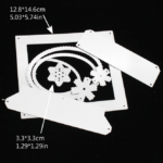 OR036 - Livro 3D - Quadro - Metal Die Cut