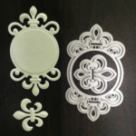 OR049 - Set Ornamentos - Etiquetas - Metal Die Cut