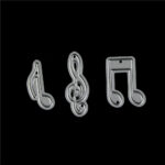 OT004 - Set Notas Musicais - Metal Die Cut