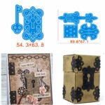 OT018 - Set Fechadura e Dobradiças - Metal Die Cut