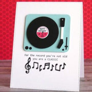 OT030 - Gira Discos - Vinil - Metal Die Cut
