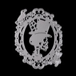 OT041 - Moldura Caveira - Metal Die Cut