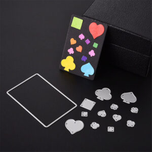 OT051 - Baralho Cartas + Naipes - Metal Die Cut