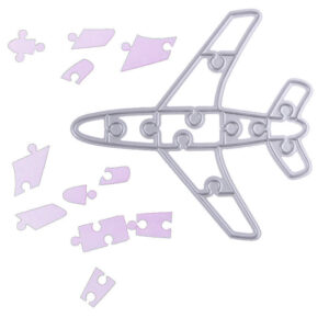 OT053 - Puzzle Avião - Metal Die Cut