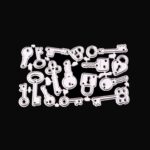 OT086 - Set Cadeados & Chaves - Metal Die Cut