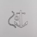 OTMAR039 - Âncora + Corrente - Metal Die Cut